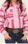 Cowgirl Hardware Toddler Raspberry /State L/S Shirt