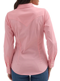 Wrangler Women's West Retro Pastel Pink Shirt