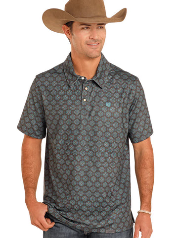 Panhandle Men's SS Turquoise Polo