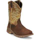 Tony Lama Men's Roustabout Water Buffalo Brown Boots