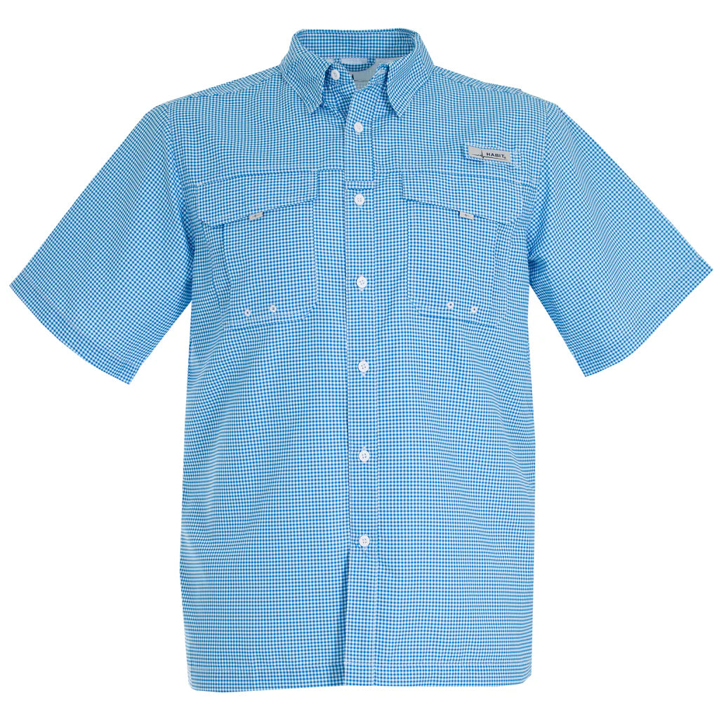 Habit Outdoors Men's Marlin Blue Plaid Fishing Shirt – Corral Western Wear