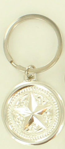 Double S Texas Star Key Ring