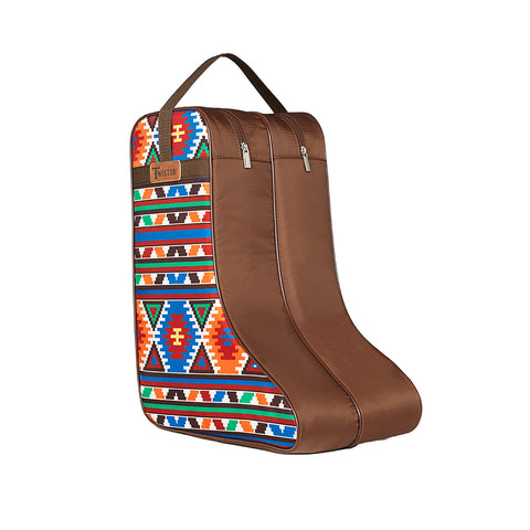 Twister Southwestern Nylon Multicolor Boot Bag