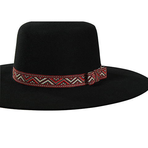 Twister 3/4" Triangle Red Hat Band