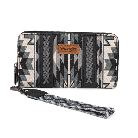 Wrangler Southwestern Art Print Black Wallet