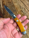 Boker Lockback 2.0 Smooth Yellow Bone Trapper