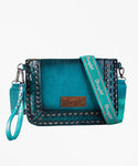Wrangler Turquoise Wristlet Crossbody Bag