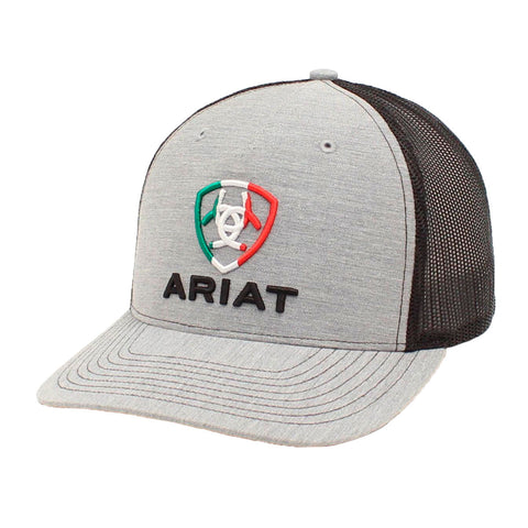 Ariat Men's R112 Mexico Flag Grey Cap