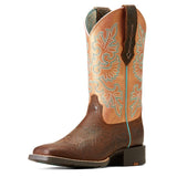 Ariat Women's Round Up Toasted Blanket Embossed Western Boot