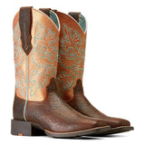 Ariat Women's Round Up Toasted Blanket Embossed Western Boot