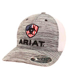Ariat Men's Flexfit USA Grey Cap