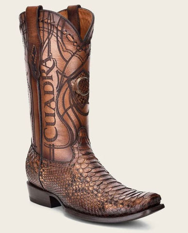 Cuadra Men's Python Brown Boots