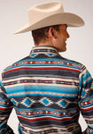 Roper Men's L/S Horizontal Aztec Blanket Shirt
