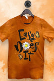 Lucky & Blessed Life Easy Does It Autumn Bleach T-Shirt