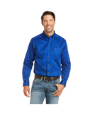 Ariat Men's Solid Twill Fitted Ultra Marine Shirt