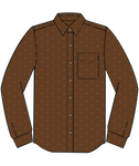 Ariat Men's Mickey Modern Fit Brown Shirt