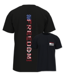 Ariat Men's Freedom Stripe Black T-Shirt