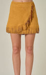 Saints & Hearts Women's Mustard Wrap Skirt