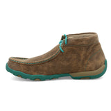 Twisted X Women's Bomber/Turquoise Chukka Driving Mocs