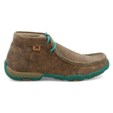 Twisted X Women's Bomber/Turquoise Chukka Driving Mocs