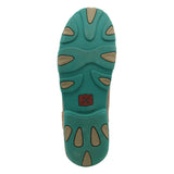 Twisted X Women's Bomber/Turquoise Chukka Driving Mocs