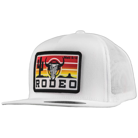 Salty Rodeo Co. Pearl White Cap