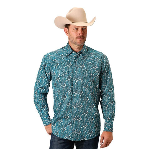 Roper Men's Amarillo Upstream Paisley Shirt