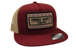 Red Dirt Men’s Saddle Up Burgundy Cap