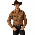 Ariat Men's Hobart Retro Fit Pine Bark Shirt