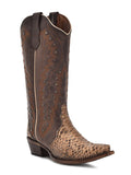 Circle G Women'sPython Brown Chocolate Boots