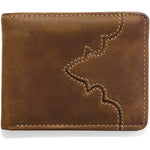 Silver Creek Classics Western Brown Bi-Fold Wallet 06219