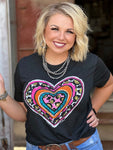 Texas True Threads Women's Callie Ann Heart T-Shirt
