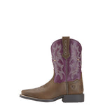 Ariat Youth Tombstone Vintage Bomber/Plum Boots