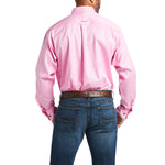 Ariat Mns Solid Twill Prism Pink L/S Btn Sht 10016692