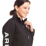 Ariat Women’s New Team Logo Softshell Black Jacket 10019206