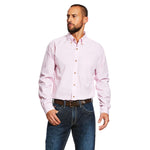 Ariat Men's Dayne Mini Stripe Prism Pink Shirt