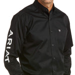 Ariat Mns Sld Twill Clssc Blk Shirt 10034231