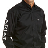 Ariat Mns Sld Twill Clssc Blk Shirt 10034231