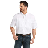 Ariat Men's VentTek SS White Shirt
