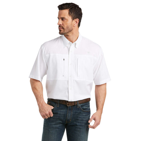 Ariat Men's VentTek SS White Shirt