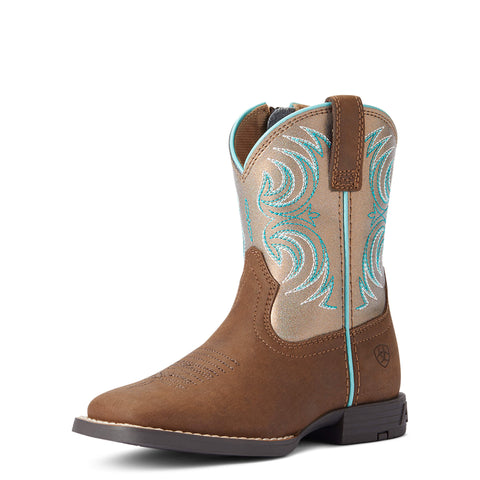 Ariat Youth Storm Rich Clay/Bronze C Boys Boots