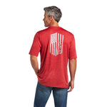 Ariat Men's Vertical Flag Scooter T-Shirt