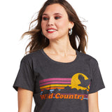 Ariat Women's Wild Country Charcoal Heather Shirt