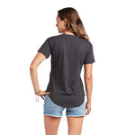 Ariat Women's Wild Country Charcoal Heather Shirt