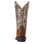 CLEARANCE Women's Round Up Metallic Leopard Boots