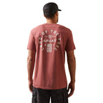 Ariat Men's Land of the Free Red Clay Heather T-Shirt