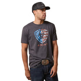 Ariat Men's American Shield Charcoal Heather T-Shirt