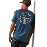 Ariat Men's Land of the Free Blue Heather T-Shirt