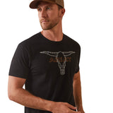Ariat Men's Barb Wire STR Black T-Shirt