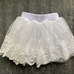 Shea Baby Girl White Lace Skirt